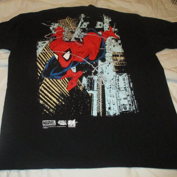 HUF x Marvel Spider-Man Black T-Shirt  XXL - Picture 1 of 6